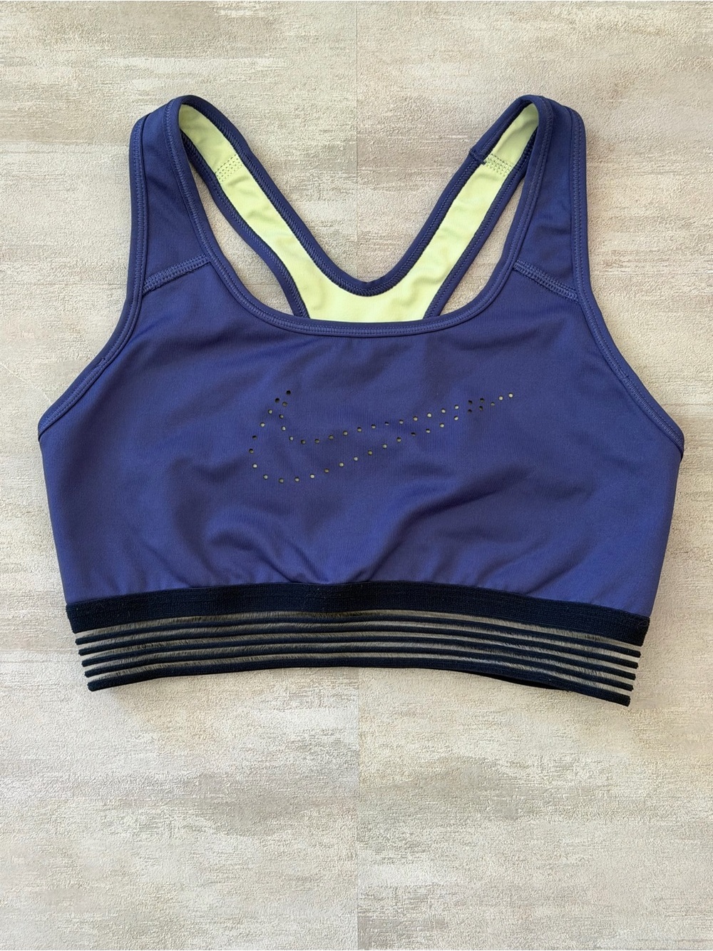 Nike | Pro Classic Medium-Support Sports Bra – Blue/Purple – Size Medium - Picture 2 of 5